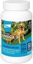 Potong Tips Omega- 3 Tambahan Cairan Minyak Ikan untuk Medium & Large Dogs, 60 Cacah