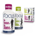 Focus Shots with Trilogine, Stay Sharp, Zero Sugar Energy Boost, Variety Pack, 24 Count (1.93 lf oz), Blackberry, Lemon Lime Flavors
