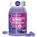 Melonasin Gummies 5mg - Natural Sleep Supplement - Sugar Free Melonain Gummies Match with Magnesium Helling You Fall Asleep Move and Stay Asleep Longer - 60 Gummies Vegan