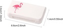 SagaSave Travel Pill Case 3 Kompartemen Portable Pill Case Dustproof dan Moisture- Membuktikan Kotak Pil Kecil untuk Vitamin, Minyak Ikan (Cactus)
