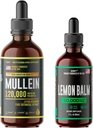 HERBIFY Bundle - Mullein Extract Leaf & Lemon Balm - Respiratory Dukungan & Dukungan Otak