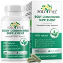 Chlorophyll Capsules - Body Deodorizing Supplement for Women & Men | Natural Internal Deodorant Tablets | Reduce Odor in Underarms, Intimate Areas & Oral | Vegan​​ | 120 Count