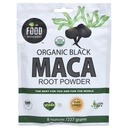 Black Maca 8 oz Raw Food Powder - organik, Non- GMO, Vegan, Gluten Free- Black Maca Root Suplemen untuk Whole Body Wellness