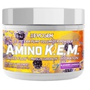 Evogen Amino K.E.M. - EAA & BCAA Powder Pompa Volumizer 124; BCAAs Amino Acids Suplemen Darah, Perkembangan Otot, & Hydration 124; BlackBerry Lemonade 12430