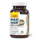 Kehidupan Negara Maksimum 50 + - Biotin- Berbasis Rambut, Skin & Nails Suplemen untuk Perempuan & Pria Lebih dari 50 14; Mendukung Perkembangan Rambut Sehat & Reduced Shedding 124; Disertifikasi Gluten- Gratis & Vegetarian 124; 60 Capsules