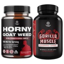 Bundle of Horny Goat Weed for Male Enhancement - Extra Strange Horny Goat Weed for Men and Extrastosterone Booster for Men - Natural Testosteron Suplemen