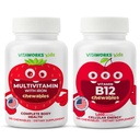 Anak-anak Multivitamin Chewables + Vitamin B12 Chewables Bundle