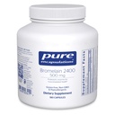 Encapsulasi Murni Bromelain 2400 500 mg - untuk Dukungan Digetical & Musculoskeletal Kesehatan - Pendukung Joints & Muscle Recovery * - Protolytic Enzymes - Vegan - 180 Capsules