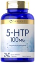 Carlyle 5HTP 134; 100mg 124; 240 Capsules 12.4; 5 Hydroxtryphan 126; Non-GMO & Gluten Free Suplemen