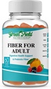 Nuklir Greenfield: Halal Fiber Gummies untuk Dewasa dari Prebiotic Soluble Chicory for Digetical & Gut Dukungan, Imune Dukungan, Non-GMO, Gelatin Free, Gluten Free 60 Counts, Halal Vitamin