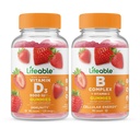 Lifeable Vitamin D 5000 IU + B Kompleks, Gummies Bundle