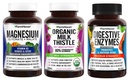 FarmHaven Magnesium Glycinate & Malate + Milk Thistle + Digetical Enzymes with Progories