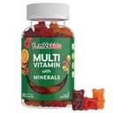 YumVs Kids Multivitamin Gummies - Fruit Flavored Chewable Children 's Multivitamin - Kids Vitamin Gummy with 12 Mineral & Vitamin A C D3 E B6 B12 - Kosher Halal Gluten Free (60 Count)