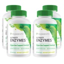 "Ultimate Enzymes ®" - Multi Enzymes for Divalry, Gas & Bloating Relief - Betaine HCI, Ox Bile, Pankreatine 10X, Papain 6M, Pepsin 1: 3000 (120 Capsules - 4 Pack)