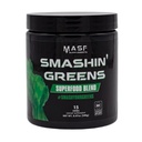 Suplemen MASF Smashin 'Greens Superfood Organic Blend - 15 Pelayan - 15 Energi Boost, Dukungan Ammune, Kesehatan Digetical dengan Ganja Organik, Spirulina, Chlorella - NSF Cerfufied