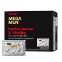Performa GNC Mega Men Performance and Vitalitas Vitapiak Program, Konvenient Complete Nutition, 5 Product in 1 package, Circulation, Blood Flow, Prostate Health, Seksual Fungsi, Horny Goat Weed, 30 Packs