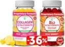 Lanakai Collagen & Biotin Gummies Bundle - Vitamin for Hair, Skin and Youthful Appetment - Non-GMO Tambahan Protein Anti Agus untuk Pria & Perempuan - 30 Hari Suppply