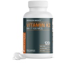 Bronson Vitamin K2 MK-7 100 MCG, K2 sebagai MK7 Menaquinone, Bone Dukung Non- GMO, 120 Tablet
