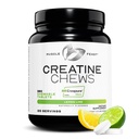 Muscle Feast Creatine Monohydrate Chewables - Vegan & Gluten- Free Creapure Creaptine Chews for Men & Women - Delicious CitRuss-Flavored Creatine Tablet for Muscle Building - Lemon Lime, 360 Tab