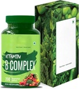 Kompleks Vitamin B 100% RDA - 200 Tablet / Capsules - B Vitamin Suplemen (B1, B2, B3, B5, B6, B9, B12), Hijau