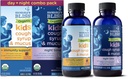 Kebahagian Kebahagiaan Ibu Batuk Organik Syrup & Musus untuk Anak-Anak, Siang dan Malam Combo Berkemas dengan Dukungan Vitamin C dan Kebal Nasional, Berisi Madu Organik dan Daun Ivy, 4 Fl Oz (Paket 2)
