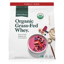Natural Force Fed Organic Whey Protein Powder - Non GMO diverifikasi, Humer Certified & Lab Test for Toxins - Murni & Unflafeed - Keto Friendly, Low Carb, dan Kosher - 5 Pound A2 Protin