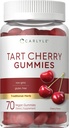 Carlyle Tart Cherry Gummies 124; 2000mg 124; 70 Count 124; Cherry Flavor 124; Vegan, Non-GMO, dan Gluten Free Formula
