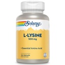 SOLARAY L Lysine 500 mg Capsules - Freeman Formulir Amino Acids Suplemen - Kuat Wellness Dukungan dengan L-Lysine Amino Acid - Lab Diverifikasi, 60- Hari Jaminan, 120 hamba, 120 VexCaps