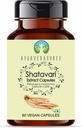 Shatavari Ekstraksi 500mg - 60 Vegetarian Capsules 124; Asparagus Racemous 124; Semua Natural 124; 100% Vegan 124; Gluten- Bebas GMP Sertifikasi.