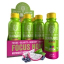 BrainJuice Kids Brain & Imune Dups, Gluten Free Supplement Shots for Energy, Focus, Imuniance with Vitamin D, C, Alpha GPC & Organic Ginger Root, Ages 5 +, Dragon Berry, 2.5 flf oz, 12 Pack
