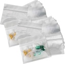 Pill Pouch Bags - (Kemasan 400) 3 "x 2.75" - BPA-Free, Poly Bag Disposable Zills Pigs, Daily AM PM Travel Medicine Organizer Pouches, Best Clear Reworthy with Writes-on Label