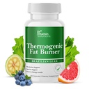 DR VITAMIN SOLUTIONS Thermogenic Fat Burner Brazil Lean, Weight Loss Vitamin, Waist Trimer & Suplemen Bloating (1 Bottle, 120 Kapsul)