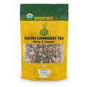 SpeedyVite Colon LifeBoost Tea Detox and Cleanse - Organic Pu 'er Tea with Ginger, Lemongrass - for Increated Colon Health and Fungsi