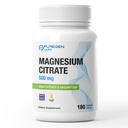 Magnesium Citrate 500 mg 124; Potency Elemental Magnesium 124; Total 180 Vevgie Caps, Superior Absorpsi, Non-GMO, NO Gluten and Dairy, Supports Muscle, Gabungan, dan Heart Health