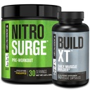 Jacked Factory Nitrospush Pre- Workout di Pineapple & Build Forward Muscle Bundle untuk Pria & Perempuan