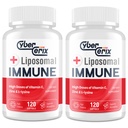 Tambahan Dukungan Immune Lipomal untuk Orang Dewasa, Kompleks dengan L- Lysine 1.500mg, Vitamin, Mineral & Herbal Ekstraksi, Pelepasan Harian Berpusat untuk Pria & Perempuan - 240 Capsules