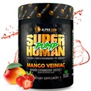 ALPHA LION Superhuman Pompa Pra Workout Powder, Nootropic Caffeine & Stim Free Pretraining Suplemen, Nitric Oxide Booster, Muscle Gainer, Energy & Focus (42 Servings, Mango Veiniac Flavor)