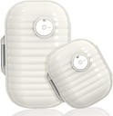 Travel Pill Organizer, 2 Pack Portable Pill Box 7 Day Kasus Pill Kecil Moivivious Daily Medicine Container for Vitamin, Supports Meactive Tracker Travel Essentials (Small + Large)