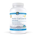 Nordic Nacials Pro - Arktik Cod Liver Oil CLO, Mendukung Heart and Brain Health - Limon - Flavored 180 Soft Gels