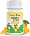 Chewable Vitamin D3 (Cholecalferol) 25 mcg (1000 IU) + Zinc (Zinc Citrate) 5mg + Vitamin C 30mg untuk Anak Orange Flavor 90 / Botol (1)