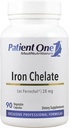 Pasien Satu Iron Chelate 28mg 124; Tambahan untuk mendukung Formasi Sel Darah Merah dan Fungsi * Ferrochel Brand Bisglycinate Besi 124; 90 Kapsul