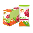 PROBAR - BOLT Energi Organik Chews, Raspberry, Non- GMO, Gluten- Free, USDA Disertifikasi Organik, sehat, Energi Alam, Gummi Fast Fuel dengan Vitamin B & C (12 Count)