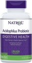 Natrol Acidophilus 100mg Capsules, Unflashored, Purple, 150 Count, Paket 3