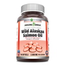 Amazing Omega Wild Alaska Salmon Oil 2000mg Per Serving Softgels Sufflement (90)