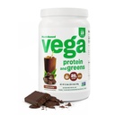 Vega Protein dan Hijau Cokelat Powder Protein (19 Pelayan) - 20g Tanaman berbasis Protein Plus Vegan, Vegan, Non GMO, Pea Protein untuk Perempuan dan Pria, 1.4lb (Packing May Vary)