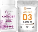 Mikro Ingrediens Multi Collagen Pills & Vitamin 5.000 IU Bundle Pack 126; Grasen Collagen Peptides 124; Vitamin D sebagai Cholecalferol