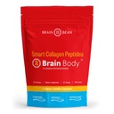 Brain Body Collagen Peptides Powder - Vital Protein & Collagen Suplement for Women & Men - Hydrolyzed Type I & III for Hair, Skin, Nails & Gabungan Kesehatan - 25 Servilla Creamy Coconut - 875g