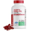 Bronson Antartika Krill Oil 2000 mg dengan Omega- 3s EPA, DHA, Astaxanthin dan Phospholipids, 250 Softgeels (125 Hamba)