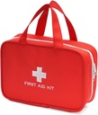 Compact Kosong Bantuan Pertama Kit Bag Darurat Trauma Pouch Medical Organizer untuk Rumah, Berkemah, Traveling, Mobil (Merah)