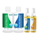 Beam Minemary Microle- Boost Mineral Blend & Electrolyze Liquid dan Install - Lytes Natural Liquid Electrolites 2oz dan Happy- Lytes Fluvic Electrolite Misting Spray 2oz